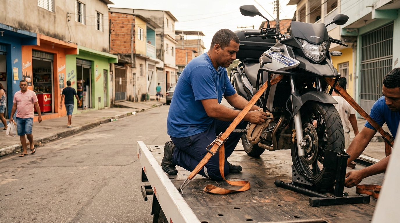 Guincho para Moto em Santos‑SP